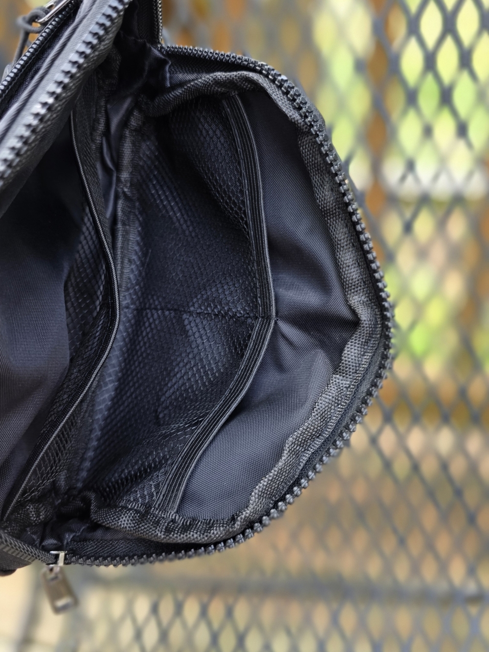 Women's Black Crossbody Sling Bag - Minimal Everyday Carry - Picture 4 of 6